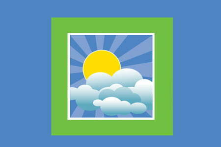 Image of a sun behind clouds | Patient concerns management framework